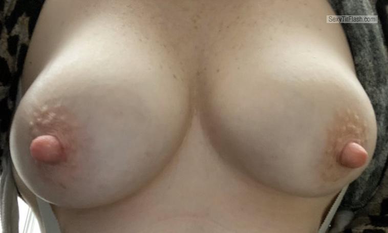 Tit Flash: My Small Tits (Selfie) - :) from United States